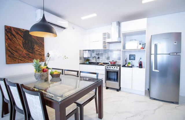 Loft moderno com AC na Praça Pôr do Sol