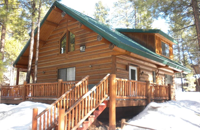 Luxuriöse Hütte im Wald