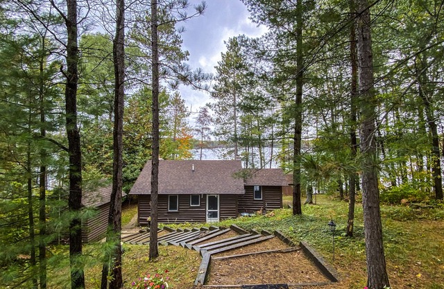 Vier Saison Blockhaus auf allen Sport Little Bear Lake