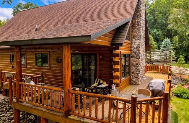 Log Cabin on Lake - Sand Valley-6min, Beach Boating Swimming ATV Snowmobile
