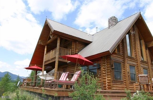 Log Cabin & Optional Bunkhouse mit spektakulären Wildnis Ansichten
