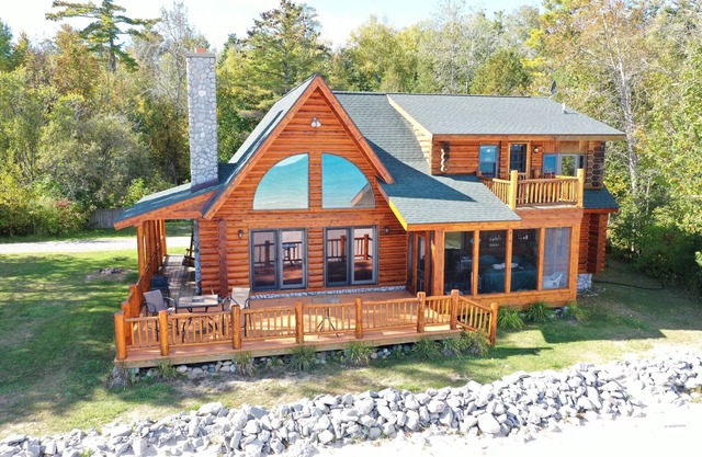 Blockhaus am Lake Huron Sandstrand