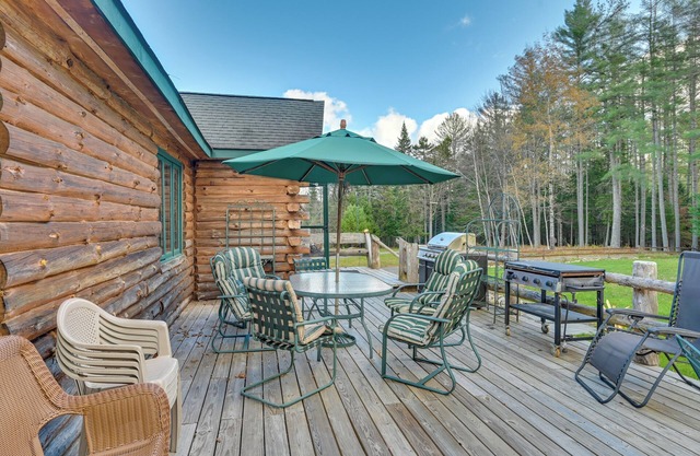 Long Lake Log Cabin: 3 Mi to Town