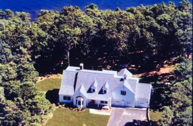 Long Pond Estate. Dock / privater Schaf-Teich-Strand