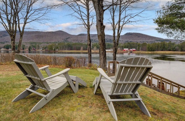 Loon Watch. Private Adirondack Lakefront house on Lake Algonquin in Wells, NY