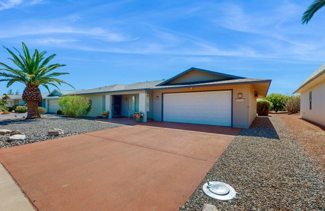Lovely 55+ home with open floor plan and outdoor patio space