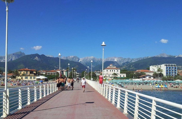 Lovely apartment with pool, WIFI, A/C, TV, balcony, pets allowed, parking, close to Forte Dei Marmi