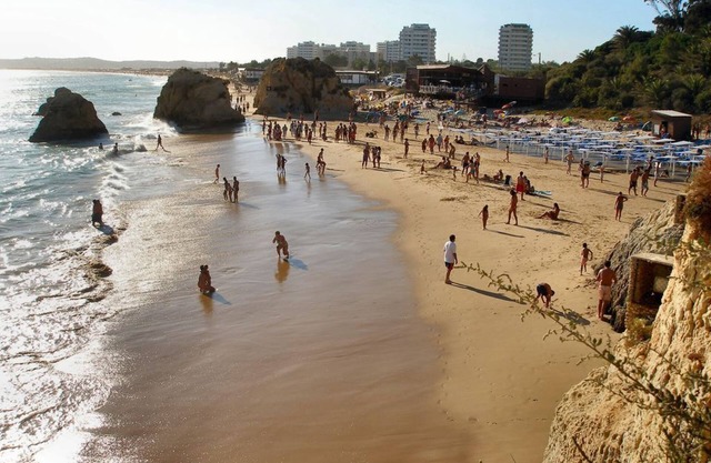 Schöne Wohnung Alvor mit Meerblick und Dachterrasse Gemeinschaftspool