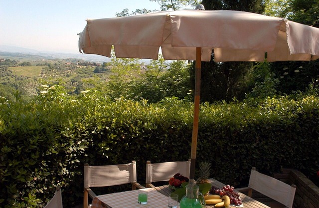 Herrliche Wohnung mit Klimaanlage, Pool, W-LAN, TV, Haustiere erlaubt, Parkplatz, bei San Gimignano