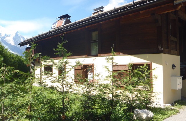 Schöne Chalet-Wohnung mit Blick auf den Mont Blanc / Hervorragende Wohnung im Chalet