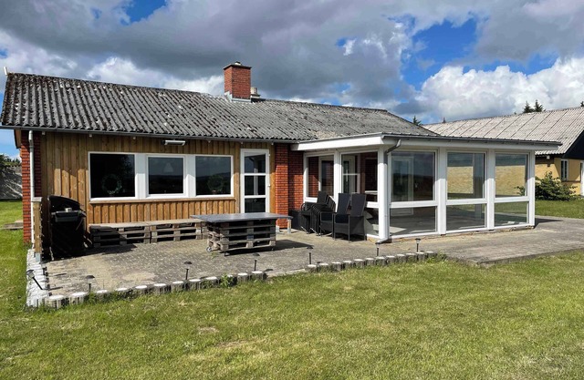 Schönes Haus mit Blick auf den Limfjord