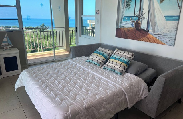 Lovely & relaxing 2 bedr, 2 bath full A/C penthouse with great views, sleeps 6