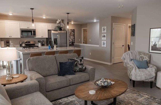 Loves Park Home: 3BR, Garage, King Bed & Family Fun