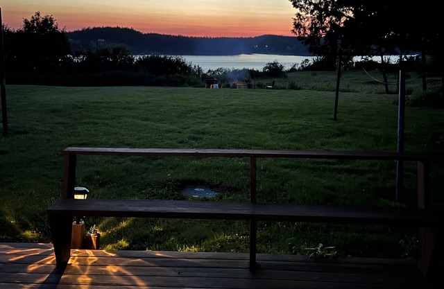 Lubec Saltbox with sunsets!