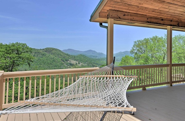 NEW! Woodsy Maggie Valley Home w/ Smoky Mtn Views!