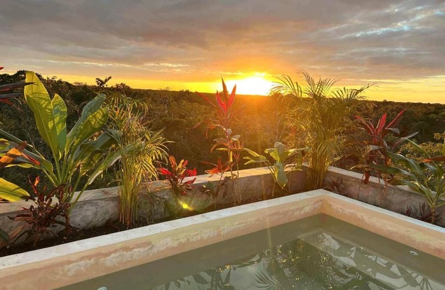 Lush Tulum Rooftop Condo with Ensuite Pool & Wifi