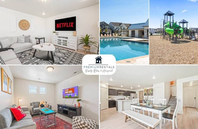 Lux 5BR Retreat with Pool & Game Room Wonderland