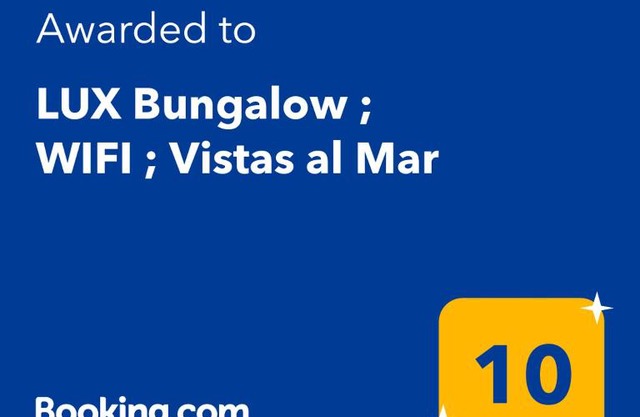 LUX Bungalow ; WIFI ; Vistas al Mar