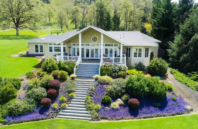 Luxe 2.64-Acre Estate | Huge Riverfront Deck | Chef’s Kitchen & Home Office