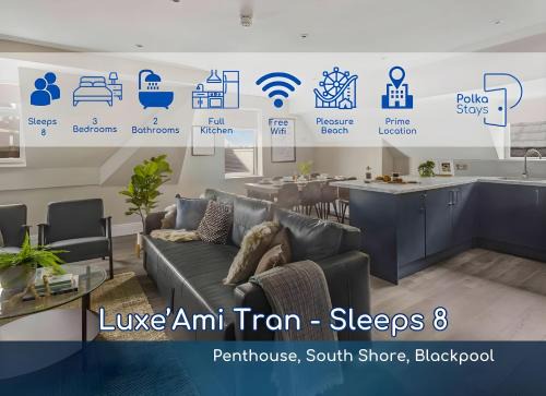Luxe Ami Tran Spacious Penthouse by PolkaStays