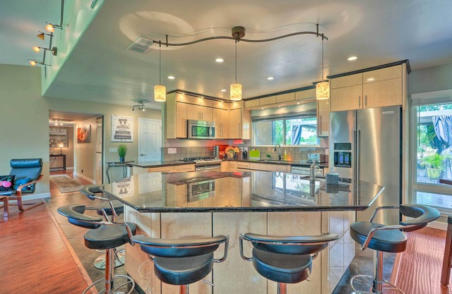 NEW! Luxe Granite Bay Home w/ Hot Tub, Fire Pits!