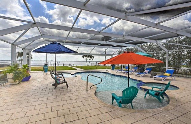 Luxe Waterfront Home with Pool and Dock in Cape Coral