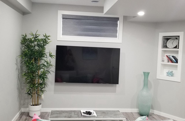 Luxurious 2 bedroom basement suit.