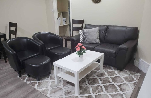 LUXURIOUS FULLY PRIVATE ONE BEDROOM ONE BATHROOM BASEMENT SUITE IN SW EDMONTON