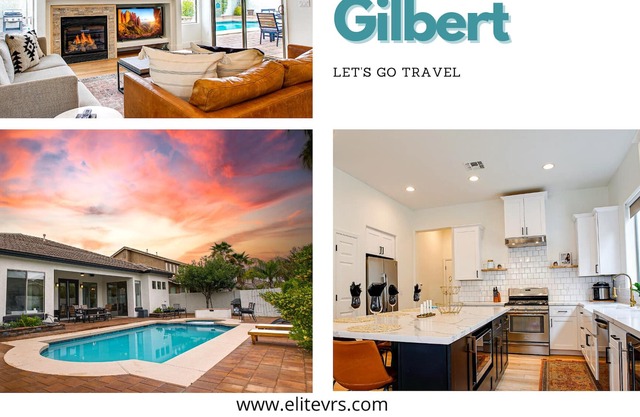 Luxurious Palms Gilbert! Heated Pool/Spa! Sleeps 9! Dog Friendly.
