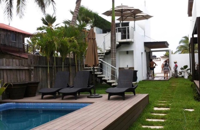 Luxurious Surf Resort in Pascuales Mexico - Room #5 Private - On the Beach