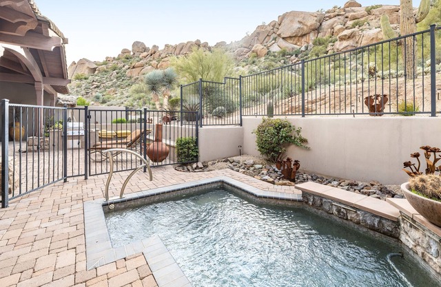 Luxurious villa with resort amenities, private plunge pool & mountain view