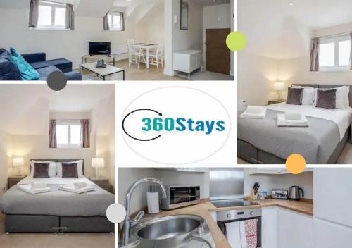 Luxury 1 Bedroom Apartment 06 with Parking in Maidenhead by 360stays
