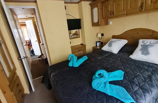 Luxury 2 bed caravan with Sea Viev in clarach bay