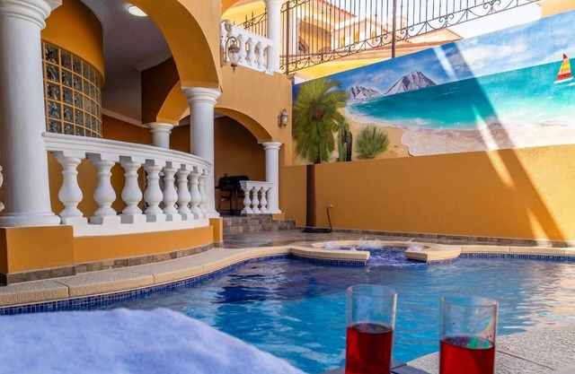 Luxury 3-Story Beachfront Villa in San Felipe with Private Pool – Casa Mostaza