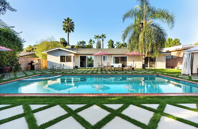 Luxury 4-Bd Topanga Oasis with Pool, Spa, & Cabana!
