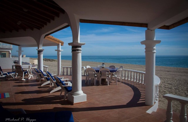 Luxury Beachfront home in Playa la Jolla on quiet beach & Private Chef