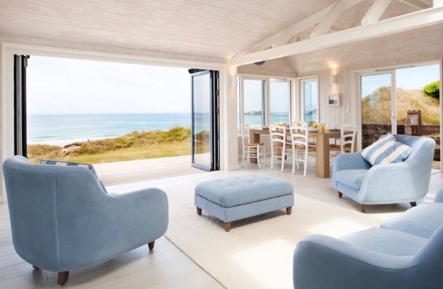 Luxuriöses Chalet am Strand mit atemberaubender Aussicht