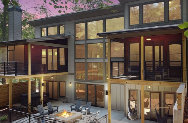 Luxury Cabin w/ Private Waterfall, Hot Tub, Fire Pit & More