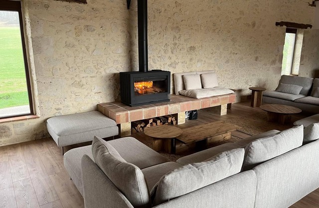 Gîte L'Etable -Gîte-Deluxe-Terrasse-barrierefreies Badezimmer