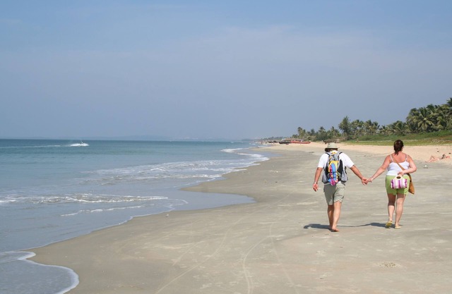 Luxus Freistehendes 3 Schlafzimmer en-suite Sunset View Beach Villa, 200 mtr Varca Beach