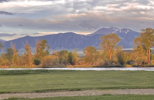 Luxury Home on Blue Ribbon Madison River and steps away from downtown Ennis, MT.