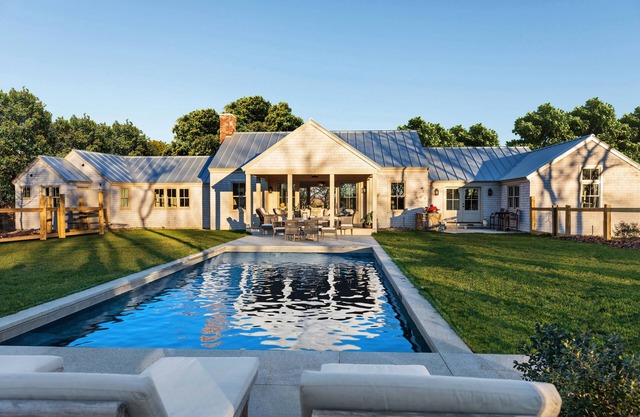 Luxury home with pool in tranquil West Tisbury setting