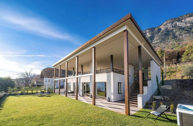 Luxushaus mit Panoramablick, Whirlpool & privatem Parkplatz