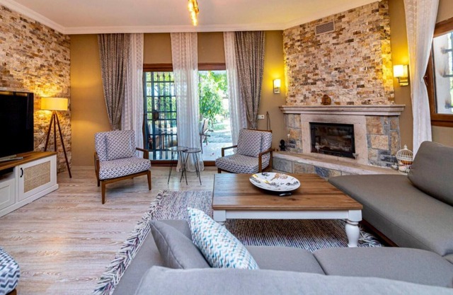 Luxury House with Shared Pool and Sauna in Bodrum