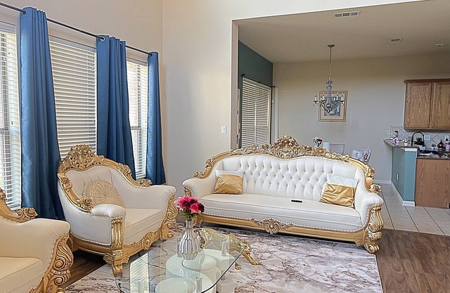 Luxury king size bed with jacuzzi tub