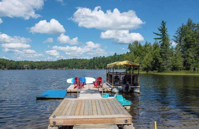 Luxury lakefront escape in Northern Muskoka - your private retreat awaits.