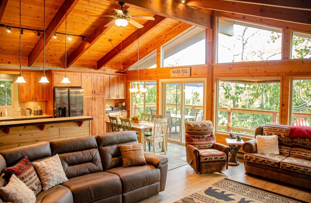 Luxury Lodge nestled in the Sierras.