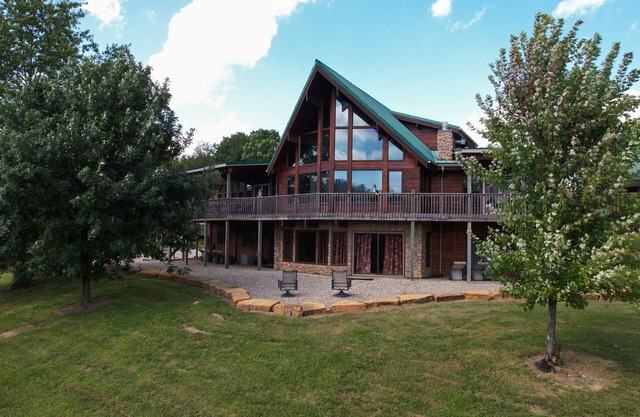 Luxus-Grand Slam Lodge-Blick auf den Wald-Lodge-Eigenes Badezimmer