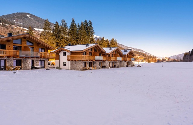 Lodge mit Sauna in der Nähe der Skigebiete