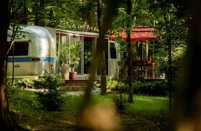 Luxury, modern AIRSTREAM at June Farms!